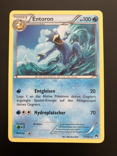 Pokémon karte entoron - karte, 17/122