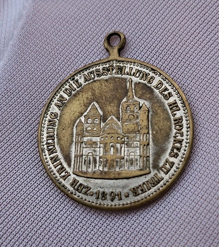 Antike seltene bronzemedaille - antike,