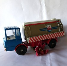 DDR Blechauto Kehrmaschine MSB Tanker Ostalgie Schwungrad / ev 706(1)