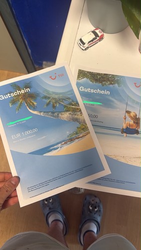 Tui reisegutschein set - reisegutschein-set, 2x