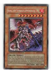 Yugioh HORUS, DER SCHWARZFLAMMENDRACHE LV8 , een-dese1 Secret Rare deutsch Exc