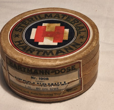 Alte Pappdose Leerverpackung-Apotheke Sterilmaterial Hartmann Dose
