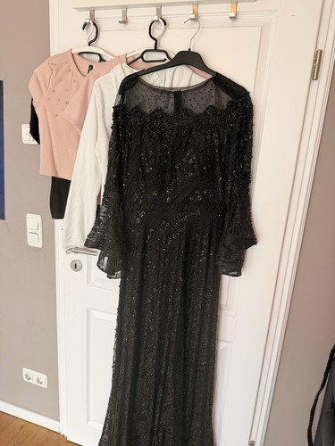 Damen abendkleid lang schwarz - damen,