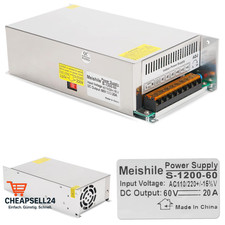 60V 20A Schalternetzteil 1200W Industriell kompakt