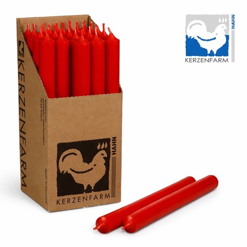 Stabkerzen rot 25cm - 25cm, 22mm