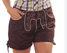 Trachtenhose Damen Hose Shorts Trachtenshorts kurz Braun - versch. Größen