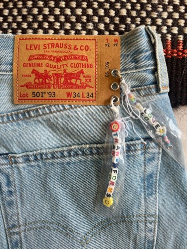 Levi pride 501 jeans - pride, 34