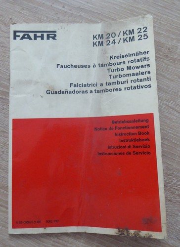 Fahr kreiselmäher km20 km22 - kreiselmäher,
