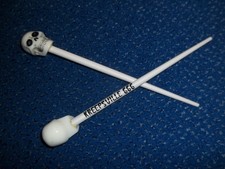 Kreepsville 666 Haarstäbe Haarstab Haarschmuck Gothic Halloween Totenkopf Skull