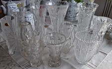 Echt Bleikristall Vase - 24% PbO - handgeschliffen 