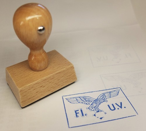 Stempel wehrmacht abnahme - wehrmacht, fl