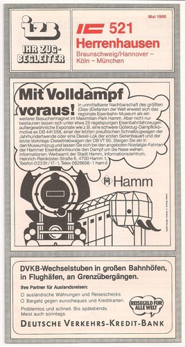 Ihr zugbegleiter 521 - zugbegleiter, ic