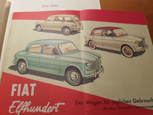 Fiat 1100 prospekt - 1100,