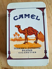 CAMEL  Metalldose Dose Box Zigaretten ca. 14x9x5 cm - vintage rar Sammler