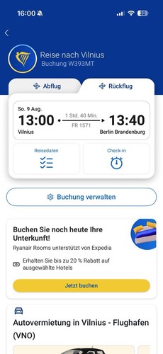 Flugticket nach vilnius hin - flugticket,