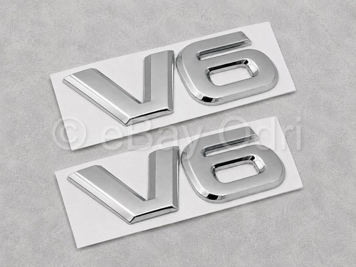Emblem chrom schriftzug - v6,
