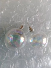 Ohrringe, transparent, Lampenform, neu , zum Stecken