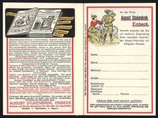 Klapp-AK Einbeck, Firma August Stukenbrok, Spezialhaus für Fahrräder und Sporta 