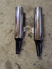 Kawasaki Gpz 500 S Auspuff Endtopf links und rechts Verchromt 