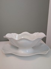 Hutschenreuther - Tirschenreuth - Baronesse? Weiß - Sauciere - Porzellan