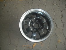 Alufelge Porsche 924 Hackmesser Original 6-14 ET 15  477601031B  schw. rand pol.