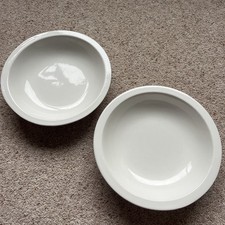 2 x "Gunther Lambert, Amapuri" Weiße Pasta Bowls Made in Germany 22cm Durchmesser 
