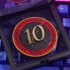 CSGO 10 Year Veteran Coin