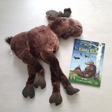 Ikea Elch Rentier Ströva + Buch / Stofftier Schmusetier Plüschtier Kuscheltier