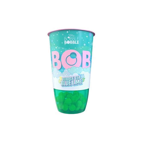 Bubble tea bob blue - blue, lime,