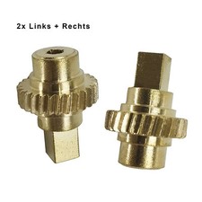 2 Messing Zahnrad Stellmotor