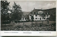 Oberammergau fachschule - ak,