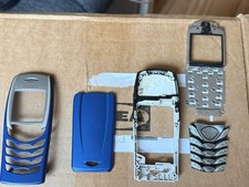 Original Nokia 6100 komplett Cover | Akkudeckel | Tastatur in Dark Blue Blau NEU