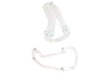 Geschirrständer Transparent Kunststoff Tellerständer Abtropfgestell Küche