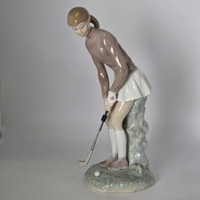 Lladro Lady Golfer 28cm