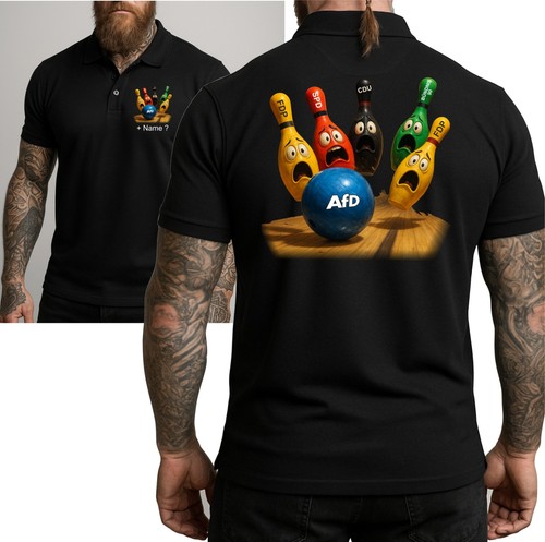 Bowling poloshirt polohemd - bowling,