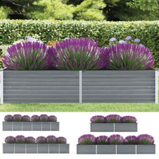 Garten-Hochbeet Pflanzbeet Gemüsebeet Cortenstahl Beet Pflanzkasten beet Grau de