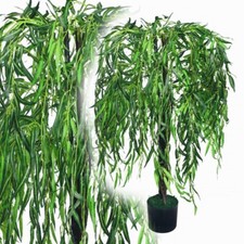 künstlicher Weidenbaum 120 cm Kunstbaum Kunstpflanze Deko McPalms