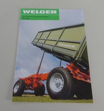 Prospekt / Broschüre Welger Dreiseitenkipper DK 280 Stand 11/1997