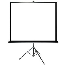B-Ware Heimkino Beamer Stativleinwand 180 x 180 cm 1:1 Retour (X0758)
