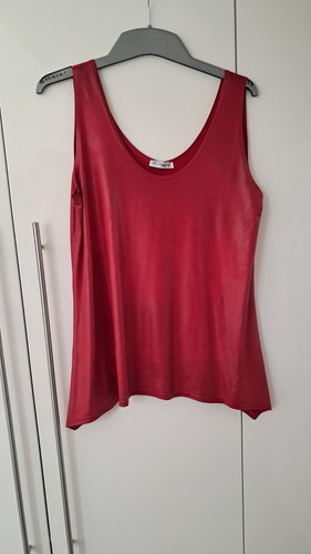 Magna top lederlook leder - top,