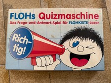 Flohs Quizmaschine Flohkiste elektrisch Quizspiel Lernspiel + 20 Quizkarten