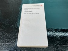 DB-Städteverbindungen Deutschland 1996 Fahrplan Deutsche Bahn
