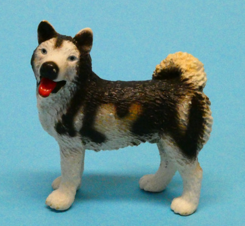 Sammelfigur husky hund - d8,