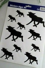 Elch Aufkleber Sticker Set