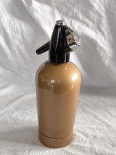 Vintage Syphon Sodaspender 70er Jahre Gold UK England BOC Deko Cocktail Vintage 