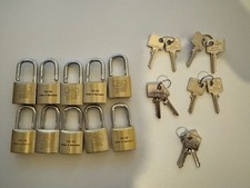 10 x Burg Wächter Vorhangschloss Profi 116 30 Gleichschliessend inkl Schlüssel