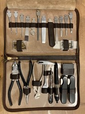 Solingen Wüsthof Dreizack 24er Werkzeugset in Leder Etui Vintage 1950er NEU