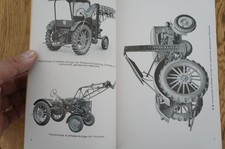 HANOMAG hydraulische Anlahen in Radschlepper R12 u R24 Anleitung 32 Seiten 1955