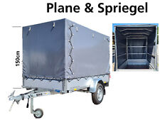 HochPlane Anthrazit & Spriegel ALU für STEMA Anhänger STL 251x128cmx150cm Innen