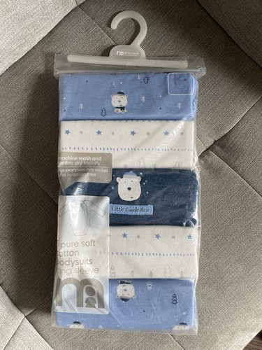 Mothercare langarm bodys bis - 5,